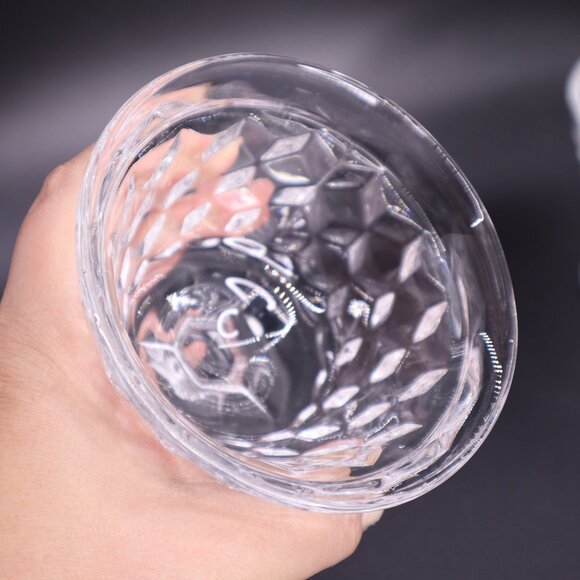 Fostoria American Clear Sundae Glass Set of 4 flared vintage - Picture 9 of 9